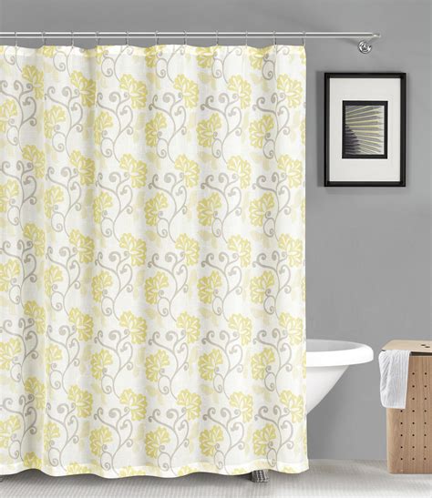 shower curtain yellow flowers|yellow shower curtain with valance.